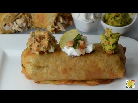Chimichangas - By VahChef VahRehVah.com