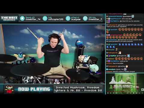The8BitDrummer plays Infected Mushroom, Freedom Fighters & Mr. Bill - Freedom Bill