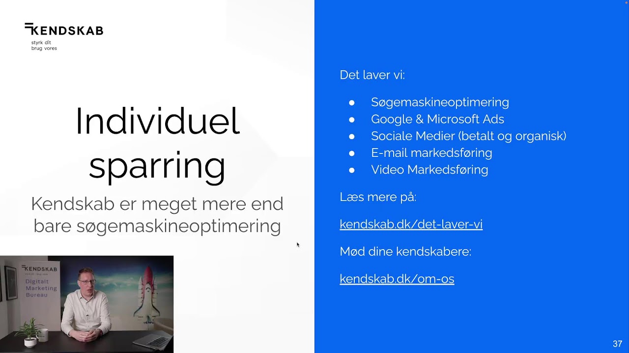 Kendskab - webinar om hjemmesider og søgemaskiner