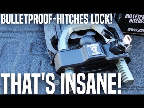 EXTREME Coupler Lock from BULLETPROOF-HITCHES! For RVs and Trailers