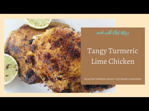 Delicious Healthy Chicken Recipe (Tangy Turmeric Lime) | Easy High-Protein Meal for Women 40+