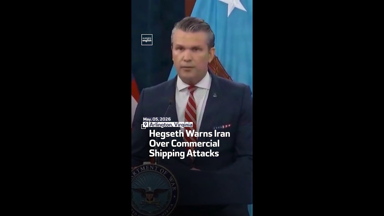 Video | Hegseth Warns Iran Over Commercial Shipping Attacks
