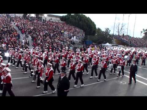 University of Wisconsin (UW) Badger Marching Band -  2013 Pasadena Rose Parade