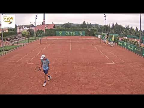 Centr kurt_semifinále - 17.8.2019  Mistrovství ČR starší žáci - ČLTK Jablonec nad N.