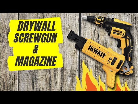 Dewalt Screw Gun + Collated Magazine = CRAZY FAST! Everything you need to know in 3 minutes.