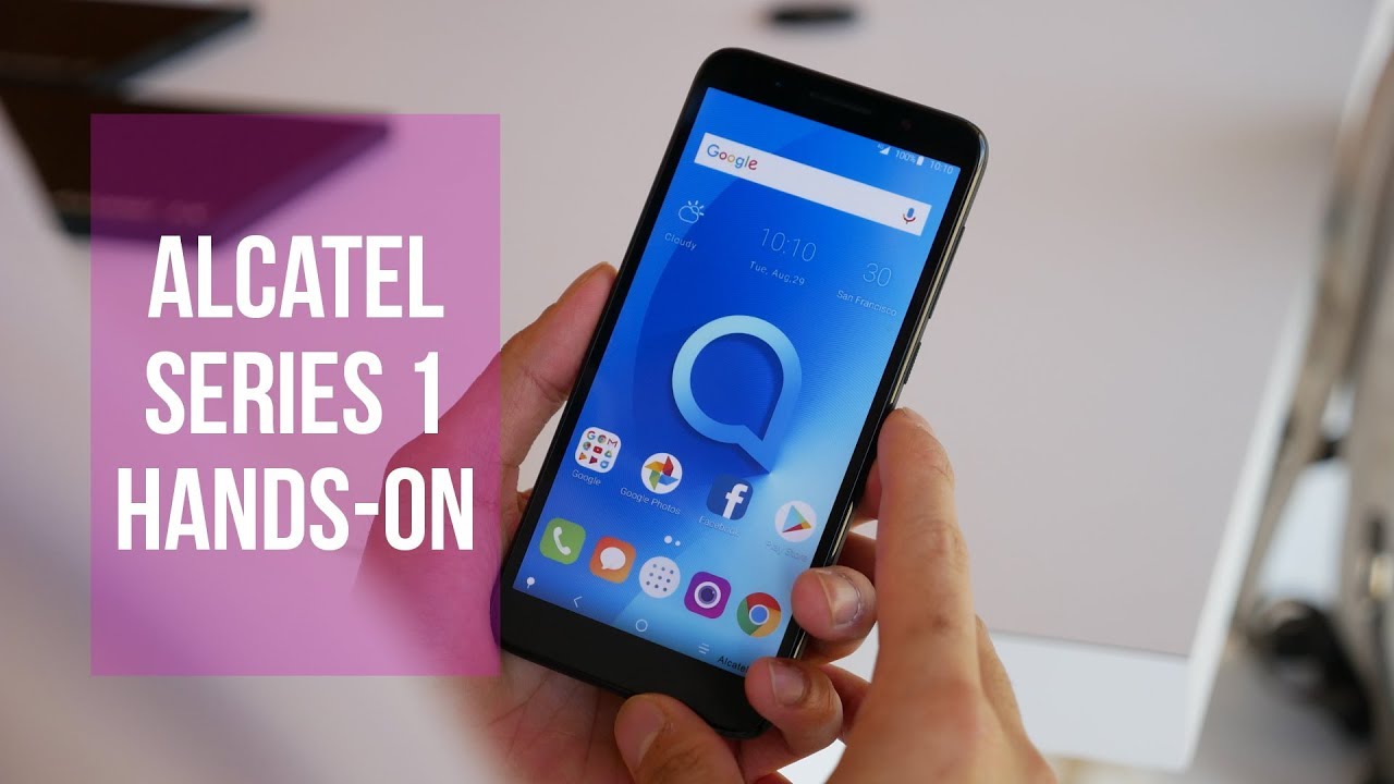 Alcatel 1 Series hands-on