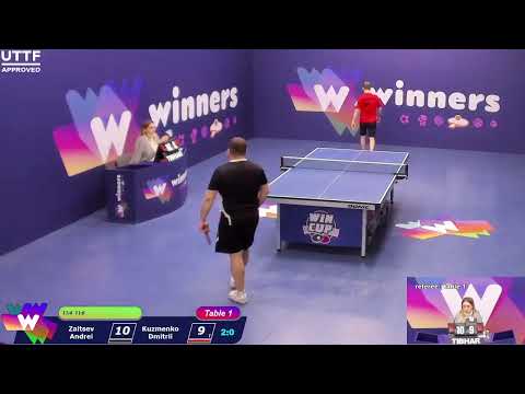 WINners CUP table 1 10.01 Zaitsev Andrei - Kuzmenko Dmitrii 17:30