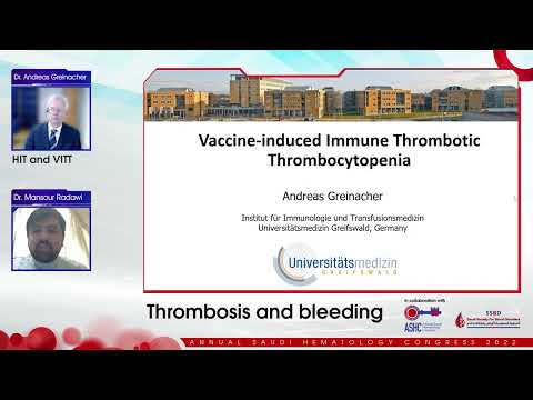 HIT and VITT Dr  Andreas Greinacher