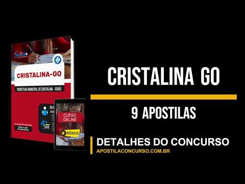 Apostila Concurso Cristalina Goiás 2026