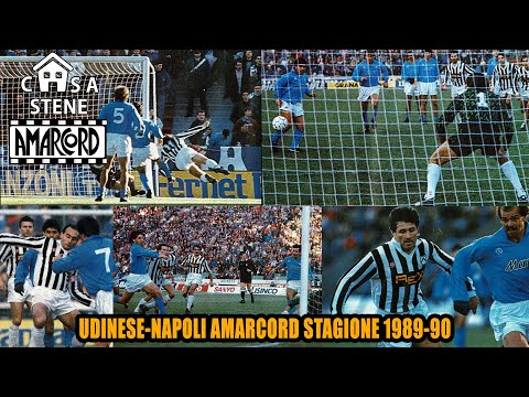 UDINESE-NAPOLI 2-2 AMARCORD SERIE A STAGIONE 1989-90 L'INCREDIBILE RIMONTA PARTENOPEA #CASASTENE