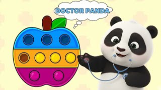 Doctor Panda First Aid Games 🩹🚑 Learn Colors, Pop It, & Treat Ouchies!
