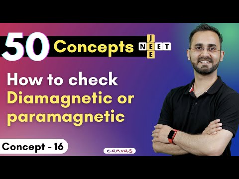 How to find paramagnetic or diamagnetic