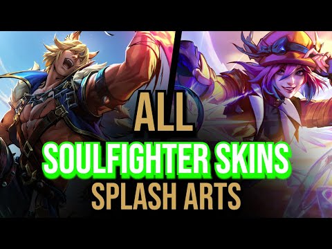 SOULFIGHTER SKINS SPLASH ARTS: Samira, Sett, Lux, Pyke, Naafiri and more! | League of Legends