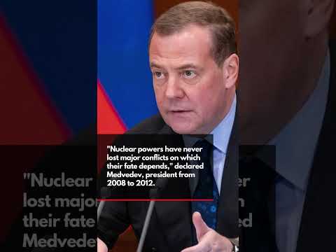 Putin ally Medvedev warns NATO of nuclear war if Russia defeated in Ukraine