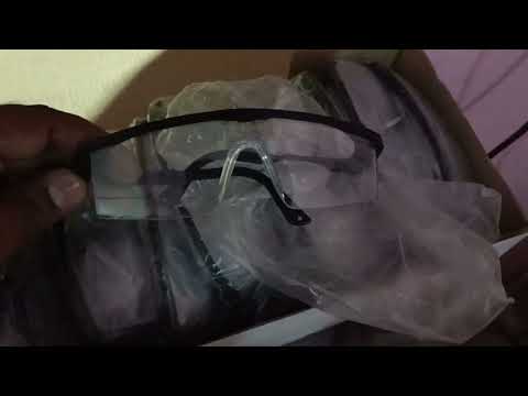 Polycarbonate zoom safety goggles clear, anti fog lenses, fr...