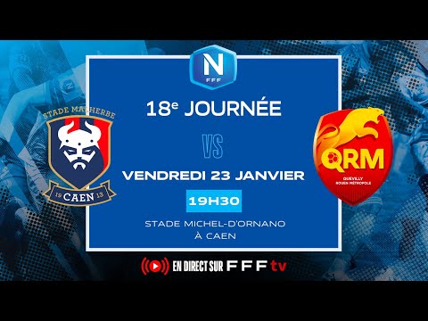 J18 I SM Caen vs QRM en direct (19H15) I National FFF 2025-2026