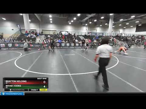 97 Lbs Cons. Round 4 - Bryar Hooks, OK Vs Brayton Holding, NE 7128