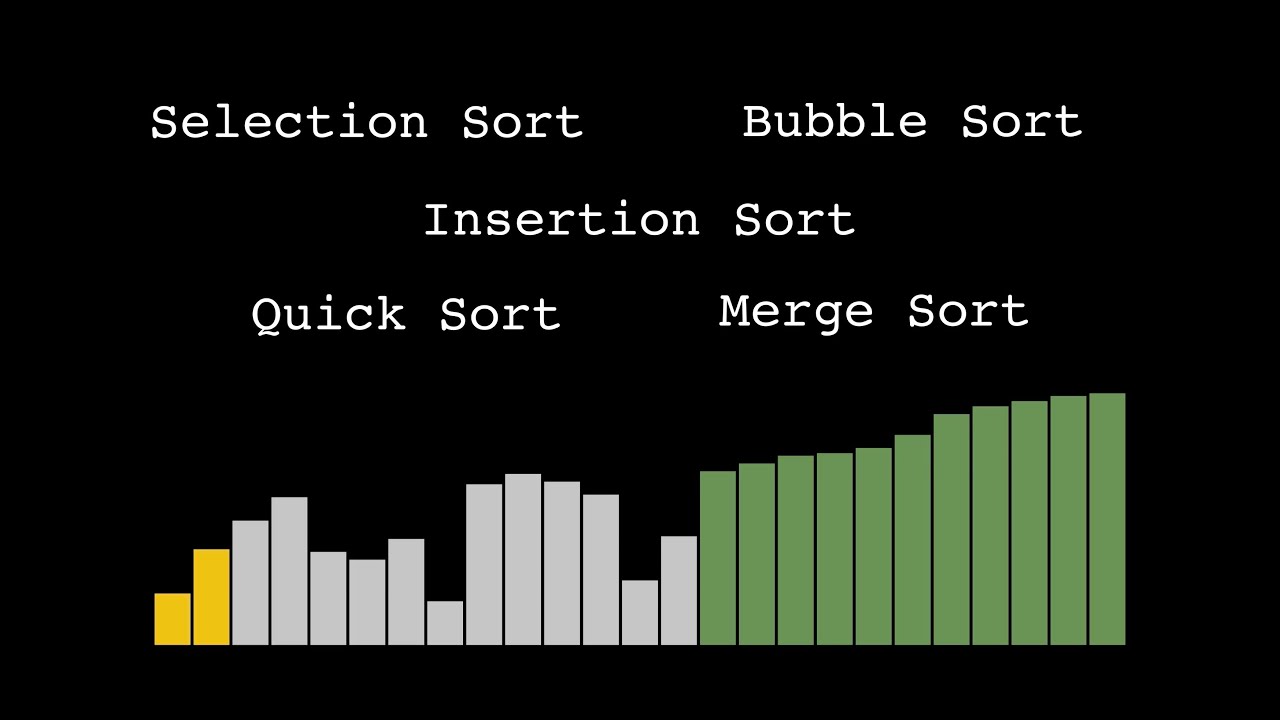 5 Sorting Algorithms Visualized