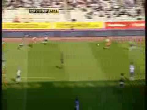 Espanyol vs Deportivo (2-1) Lassad's amazing goal - 4/4-09 (High Quality)