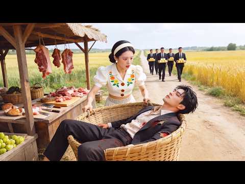 Pork seller girl carry man home in basket,turn out he's rich CEO! Take her home to spoil her!