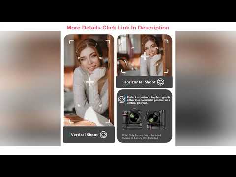 Best Review Neewer NW-D850 Vertical Shooting Power Pack Battery Grip Replacement for MB-D18 with 2.