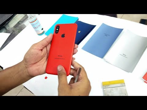 Mi A2 / 6X converted in iPhone X with apple lamination decorate wrap trick