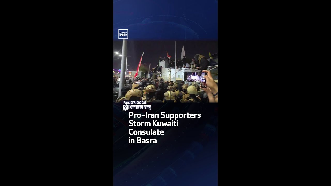 Video | Pro-Iran Supporters Storm Kuwaiti Consulate In Basra