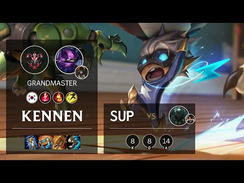 Kennen Support vs Pyke - KR Grandmaster Patch 10.18