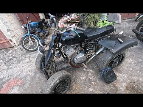 Oprysk Jęczmienia/ Quad z Silnikiem Jawy 350 z Zapłonem CDI/ Ogarek nie Pali/ WSKą na Pola