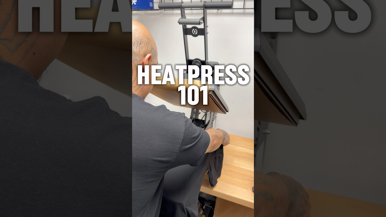 How to use a heat press for t-shirts #diy #smallbusiness #heatpress #transfers #howto #tutorial
