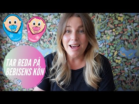 GRAVID VECKA 38: Tar reda på kön med hemmatester