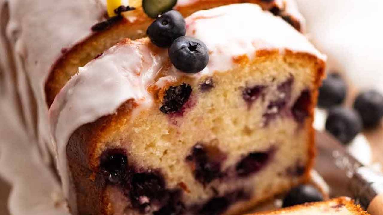 Blueberry Lemon Loaf Cake