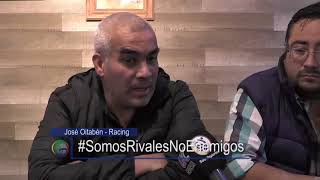 Omar Salazar y José Oitabén, presidentes de Independiente y Racing, se unen a la campaña contra la v