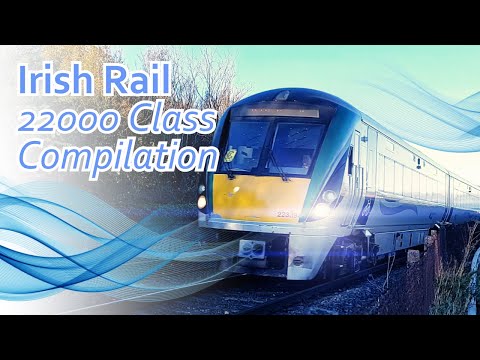 Irish Rail 22000 Class Compilation #dublin #ireland #irishrail