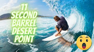 preview picture of video 'Desert Point epic Barrel'