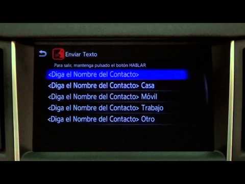 Infiniti Q50. Modelo 2013. Sistema multimedia Infiniti InTouch. Órdenes vocales