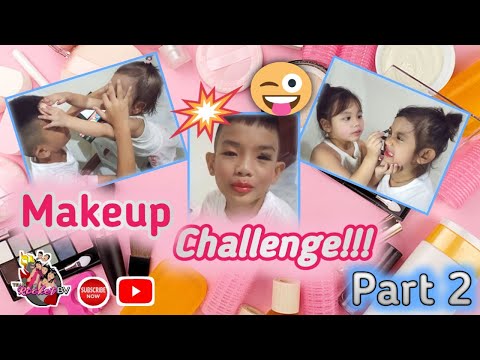 Kids do the Makeup Challenge!.. Part 2 | Team Rocket BV