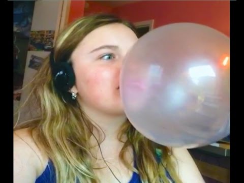 Blowing Bubble Gum Bubbles #389