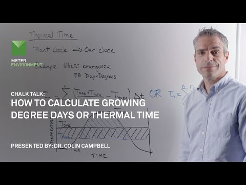 How to calculate growing degree days (or thermal time) - A Chalk Talk by METER