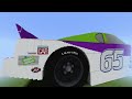 Minecraft Disney Pixar Cars Mega Build Racer 65 Seen In The Cars 2005 Teaser Trailer