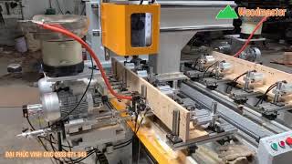 Máy chạy rãnh khoan cấy ốc chân giường |Woodmaster