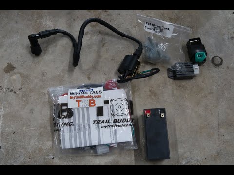 125cc 12v Lifan Engine Swap - Honda CT70 Dax Mini Trail Motorcycle Minibike - Video 3 of 5