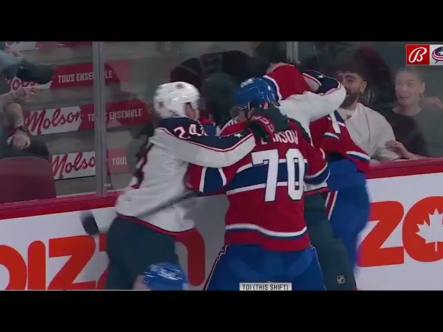 Дмитрий Воронков дебютировал за «Коламбус» в НХЛ