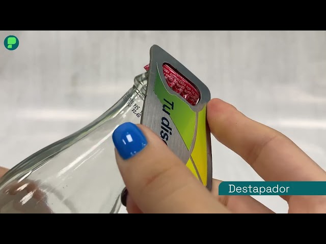 Vídeo relacionado con Llavero abrebotellas con anilla, Llavero abre cerveza, Mini abridor de botellas, Abridor de chapas de botella, Acero inoxidable, Color Plateado