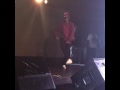 YG doing his blood walk