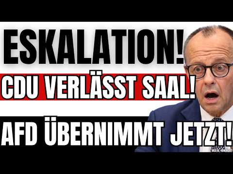 ESKALATION! AfD fordert Merz-RÜCKTRITT LIVE – plötzlich VERLÄSST CDU den SAAL!
