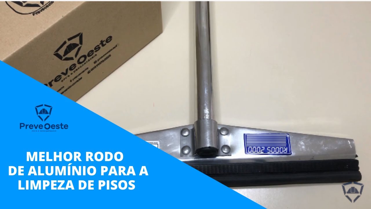 Rodo Alumínio 40cm Com Cabo Fixo 1,30 Metros Rodos2000 - review - PreveOeste