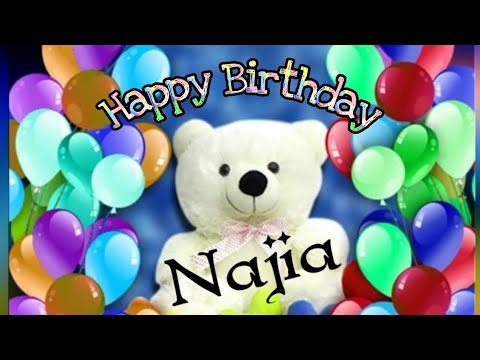 Najia | Happy Birthday Najia 🎂 🎉 | Birthday Wishes 🕯️| #Shorts