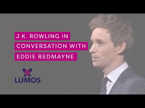 J.K. Rowling in conversation with Eddie Redmayne at Carnegie Hall (full 27 minutes)