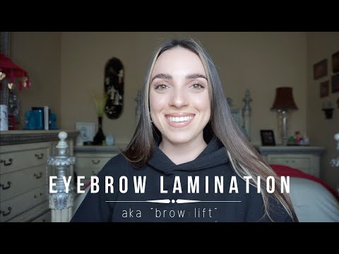 How to perform brow trend: eyebrow lamination aka "brow lift"